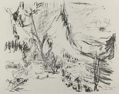 Bild Nr.1: 136-3677 Kokoschka, Oskar: (Künstlergraphik)