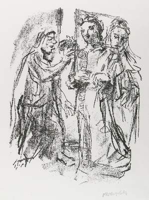 Bild Nr.1: 136-3678 Kokoschka, Oskar: (Künstlergraphik)