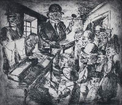 Bild Nr.1: 136-3715 Kretzschmar, Bernhard: (Künstlergraphik)