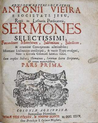 Bild Nr.1: 136-372 Vieira,A.: (Alte Drucke, Handschriften und Theologie)