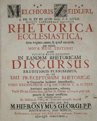Bild Nr.1: 136-385 Zeidler,M.: (Alte Drucke, Handschriften und Theologie)
