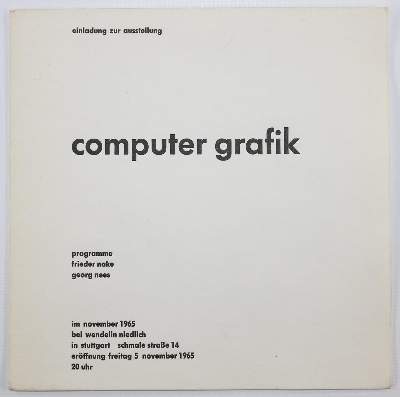 Bild Nr.3: 136-3850 Nake, Frieder: (Künstlergraphik)