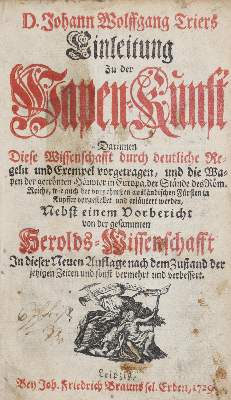 Bild Nr.2: 136-394 Trier,J.W.: (Genealogie und Heraldik)