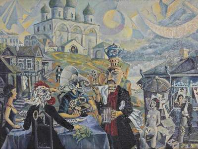 Bild Nr.1: 136-4011 Russland.: (Künstlergraphik)