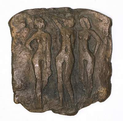 Bild Nr.1: 136-4081 Bronzerelief.: (Künstlergraphik, Skulpturen - Plastiken)