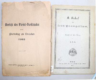 Bild Nr.2: 136-410 L(ey),C.A.: (Sozialismus, Bebel)