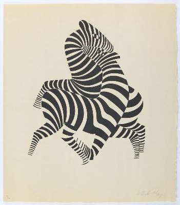 Bild Nr.1: 136-4198 Vasarely, Victor von: (Künstlergraphik)