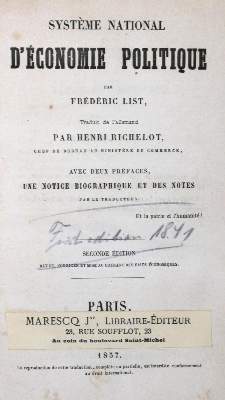 Bild Nr.1: 136-421 List,F.: (Wirtschaft)