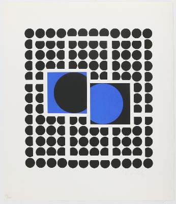 Bild Nr.1: 136-4211 Vasarely, Victor von: (Künstlergraphik)