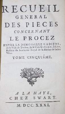 Bild Nr.1: 136-437 Cadiere,(M.C.).: (Grenzwissenschaften und Okkultismus)