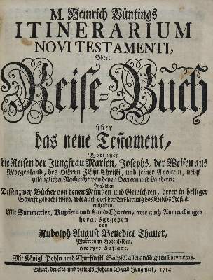 Bild Nr.2: 136-45 Bünting,H.: (Bibeln)
