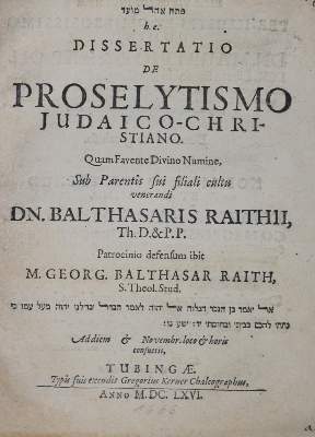 Bild Nr.1: 136-450 Raith,G.B.: (Judaica)