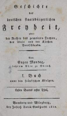 Bild Nr.1: 136-467 Montag,E.: (Juridica und Kriminologie)