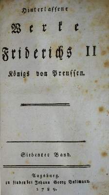 Bild Nr.1: 136-512 Friedrich II.: (Militaria)