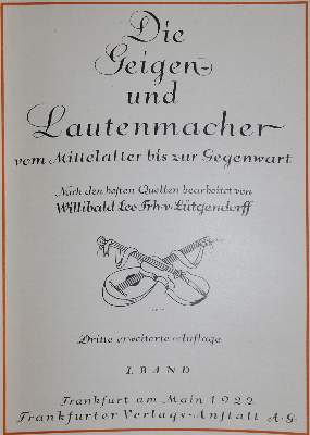 Bild Nr.1: 136-547 Lütgendorff,W.L.v.: (Musik)