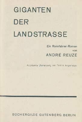 Bild Nr.1: 136-591 Reuze,A.: (Sport, Fahrrad)