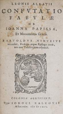 Bild Nr.1: 136-6 Allatius (Allacci),L.: (Alte Drucke, Handschriften und Theologie)