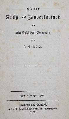 Bild Nr.1: 136-605 Gütle,J.C.: (Zauberei)