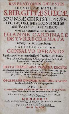 Bild Nr.1: 136-65 Brigitta von Schweden.: (Alte Drucke, Handschriften und Theologie)