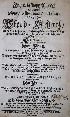Bild Nr.1: 136-655 Pinter von der Au,J.C.: (Tierhaltung, Pferde)