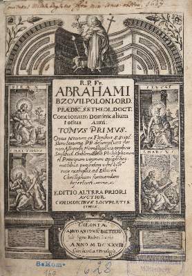 Bild Nr.1: 136-74 Bzowski,A.: (Alte Drucke, Handschriften und Theologie)