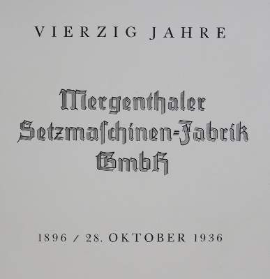 Bild Nr.1: 136-750 Vierzig Jahre: (Druckkunst)
