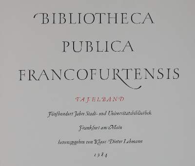 Bild Nr.2: 136-800 Lehmann,K.-D. (Hrsg.).: (Bibliographie und Buchwesen)