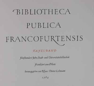 Bild Nr.3: 136-800 Lehmann,K.-D. (Hrsg.).: (Bibliographie und Buchwesen)