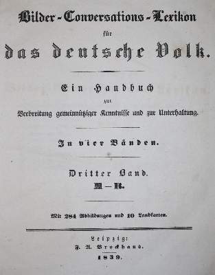 Bild Nr.1: 136-801 Allgemeine deutsche Real-Encylopädie: (Lexika - Wörterbücher - Sprachwissenschaften)