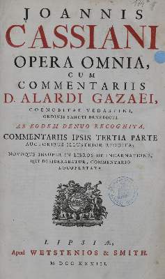 Bild Nr.1: 136-81 Cassianus,J.: (Alte Drucke, Handschriften und Theologie)