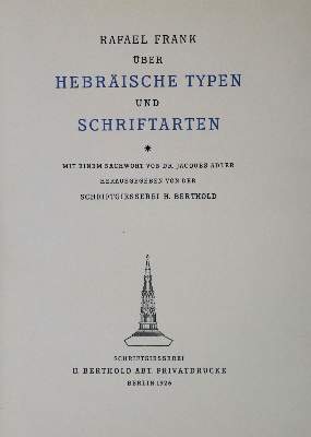 Bild Nr.2: 136-839 Frank,R.: (Typographie und Kalligraphie)