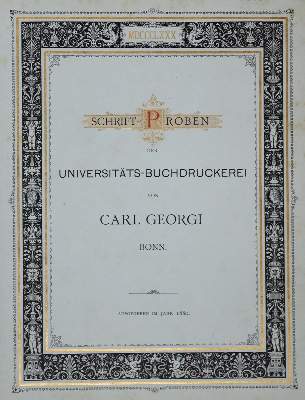 Bild Nr.1: 136-840 Georgi,C.: (Typographie und Kalligraphie)