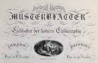 Bild Nr.1: 136-844 Heinrigs, Joh.: (Typographie und Kalligraphie)