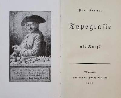 Bild Nr.1: 136-850 Renner,P.: (Typographie und Kalligraphie)