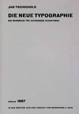 Bild Nr.2: 136-854 Tschichold,J.: (Typographie und Kalligraphie)