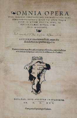 Bild Nr.1: 136-86 Chrysostomus,J.: (Alte Drucke, Handschriften und Theologie)