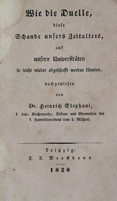 Bild Nr.1: 136-866 Stephani,H.: (Duelle)