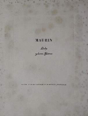 Bild Nr.2: 136-874 Maurin (Pseud. ?).: (Erotika - Galantes)