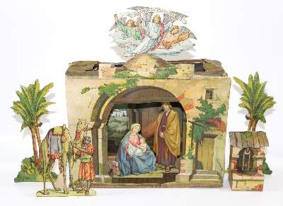 Bild Nr.1: 136-920 Papiertheater Krippe.: (Kindertheater)