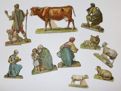 Bild Nr.23: 136-920 Papiertheater Krippe.: (Kindertheater)