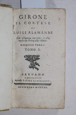 Bild Nr.1: 136-950 Alamanni,L.: (Literatur und illustrierte Bücher bis 19.Jahrhundert)
