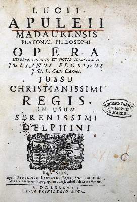 Bild Nr.1: 136-958 Apuleius,L.: (Literatur und illustrierte Bücher bis 19.Jahrhundert)