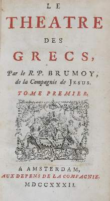 Bild Nr.1: 136-972 Brumoy,P.: (Literatur und illustrierte Bücher bis 19.Jahrhundert)