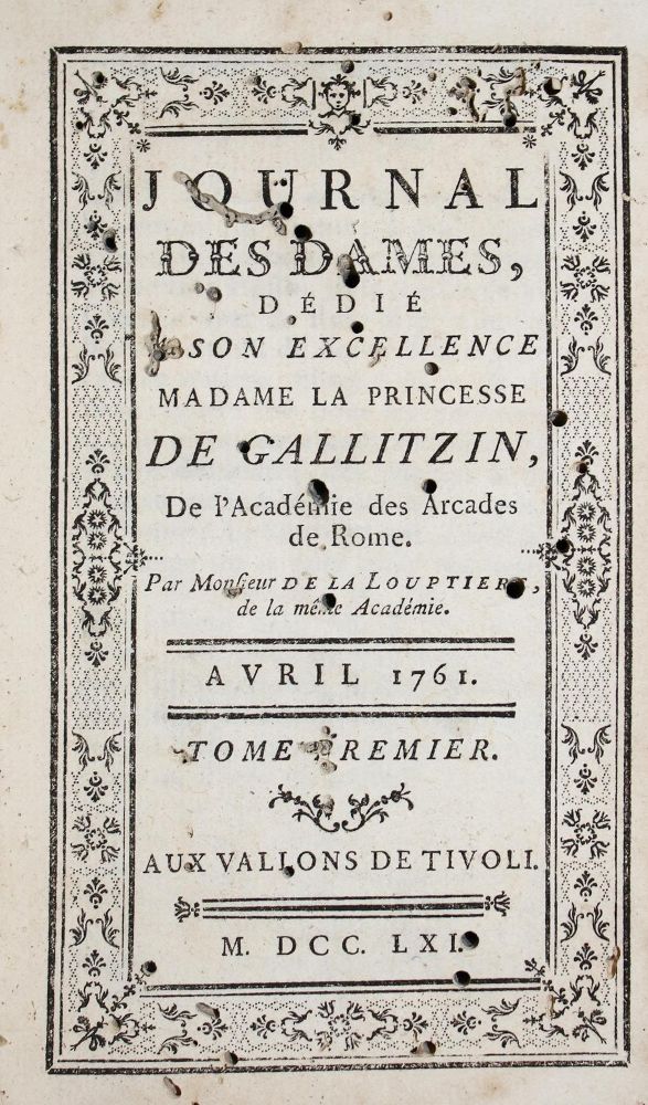 Große Abbildung Nr.2: 137-1039 Journal des Dames,: (Literatur und illustrierte Bücher bis 19.Jahrhundert)