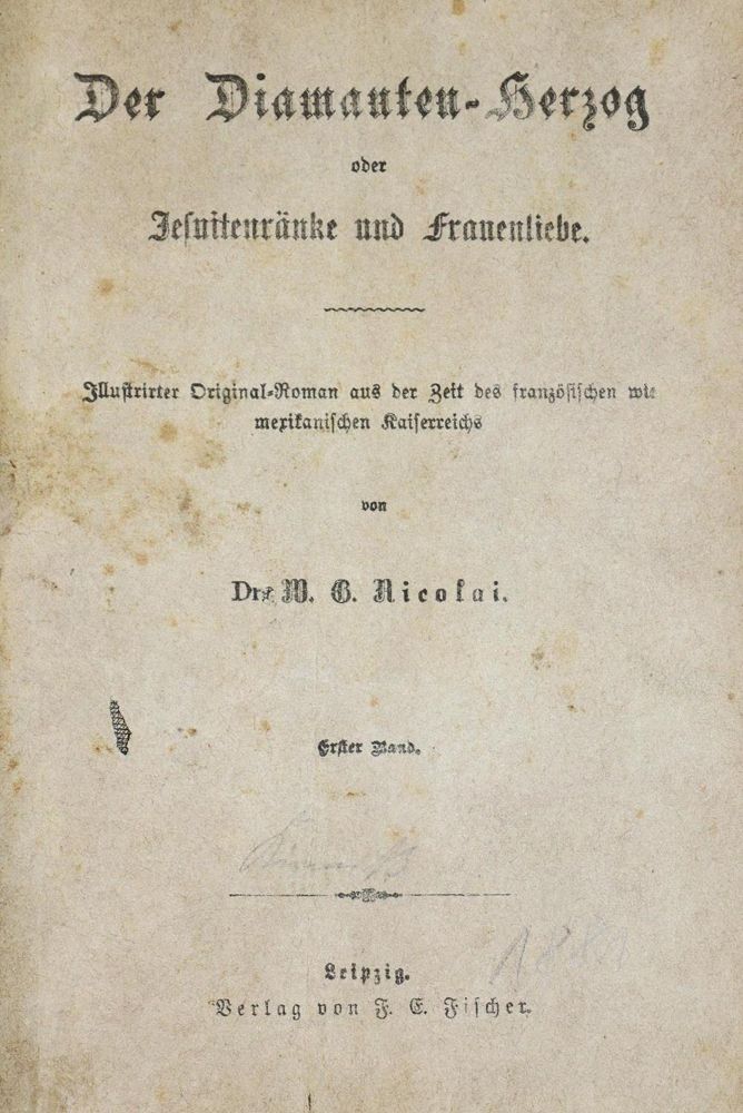 Große Abbildung Nr.1: 137-1046 Nicolai,W.G.: (Kolportage)