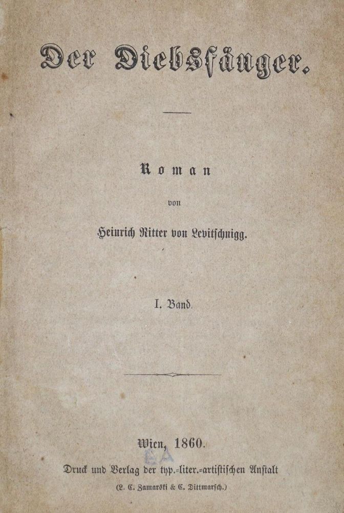 Große Abbildung Nr.1: 137-1062 Levitschnigg,H.v.: (Literatur und illustrierte Bücher bis 19.Jahrhundert)