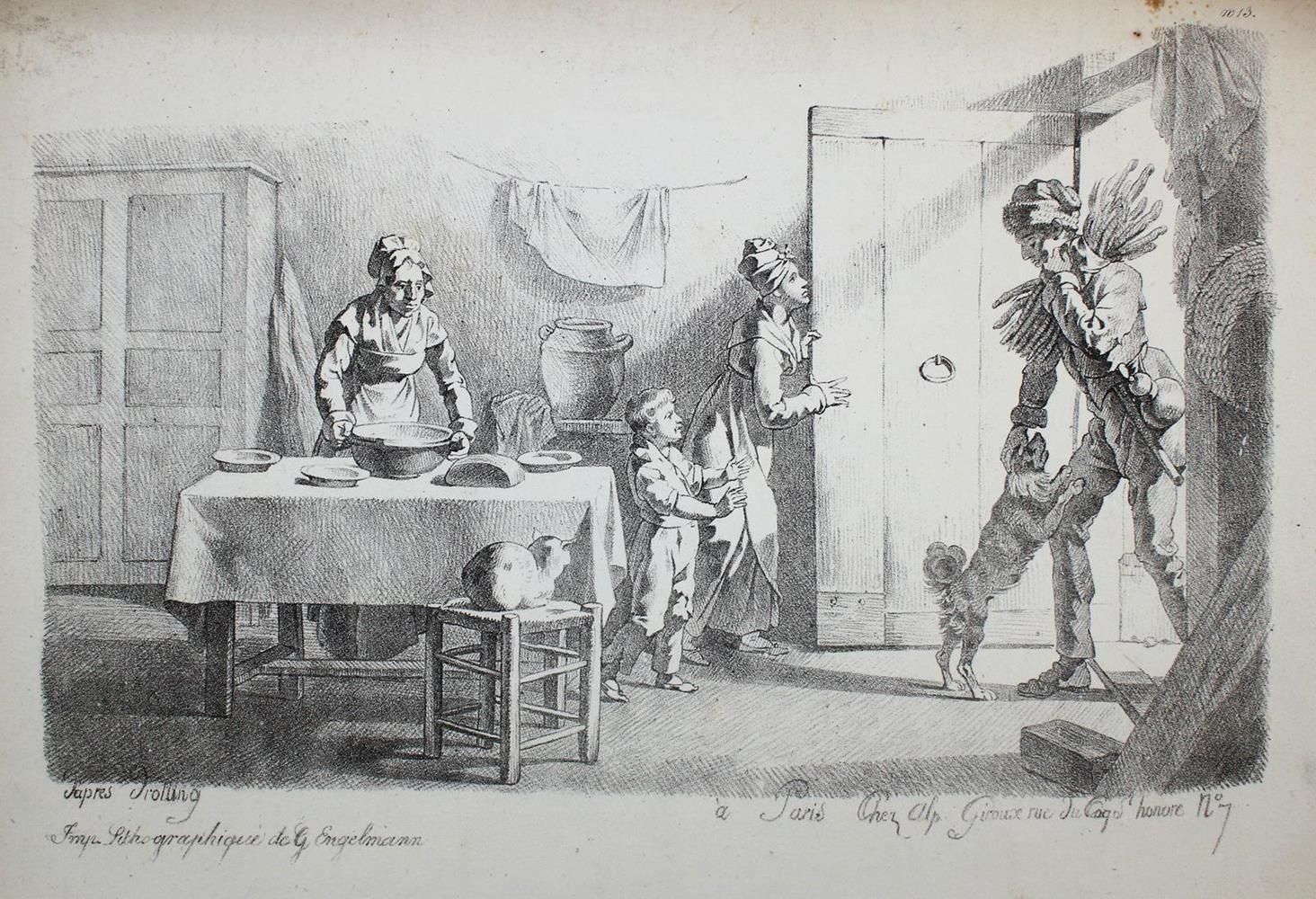 Große Abbildung Nr.1: 137-1063 Engelmann,G.: (Lithographie)