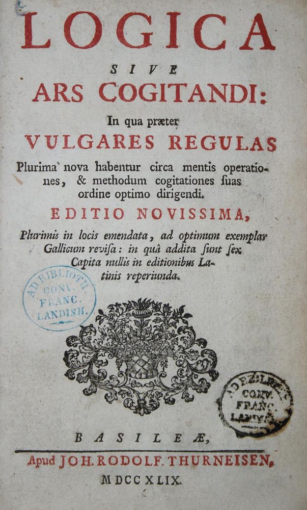 Große Abbildung Nr.1: 137-1065 Bechmann,F.: (Logik)