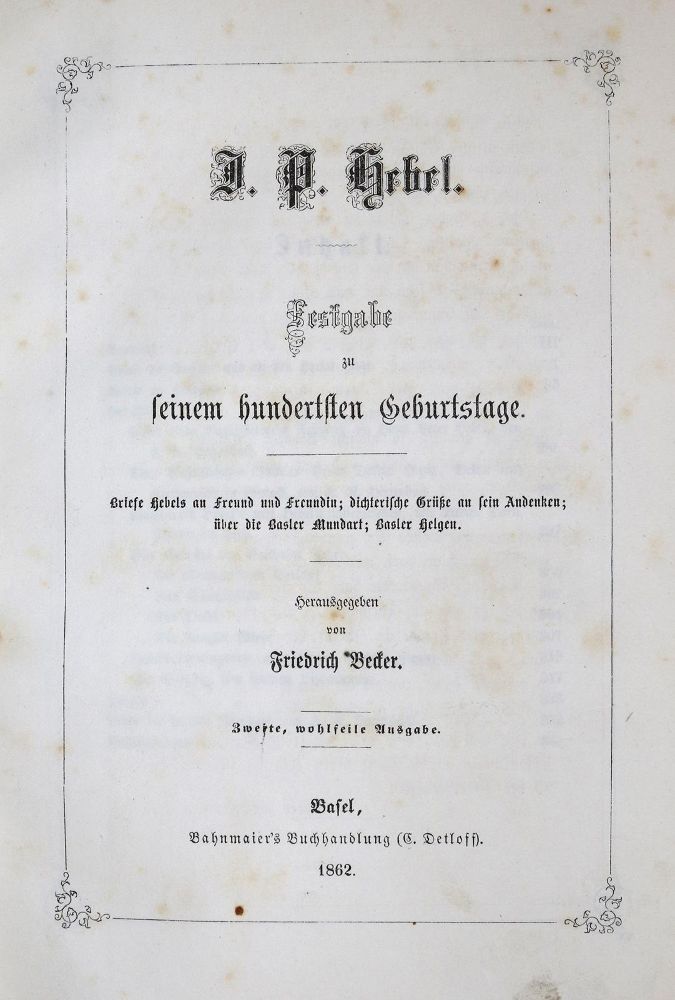 Große Abbildung Nr.21: 137-1088 Rückgänge aus: (Literatur und illustrierte Bücher bis 19.Jahrhundert)