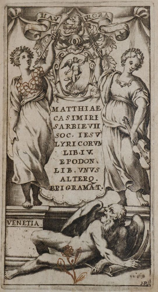 Große Abbildung Nr.1: 137-1094 Sarbievius,M.C.: (Literatur und illustrierte Bücher bis 19.Jahrhundert)